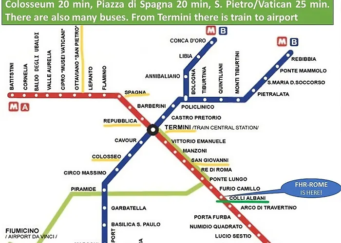 Frank Host Roma Lux , Metro A a 50 m, simple check-in con codice a qualsiasi orario